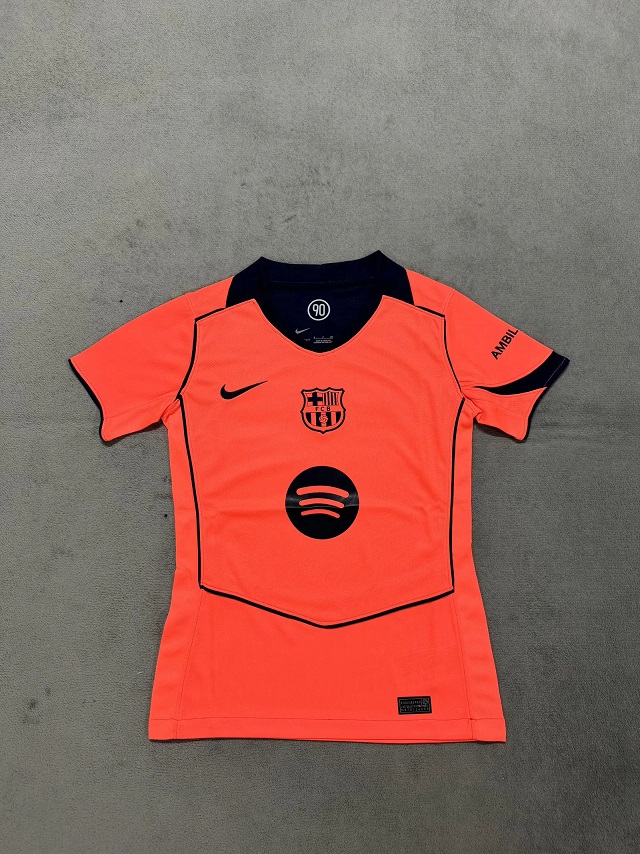 AAA Quality Barcelona Woman 25/26 Third Orange Soccer Jersey